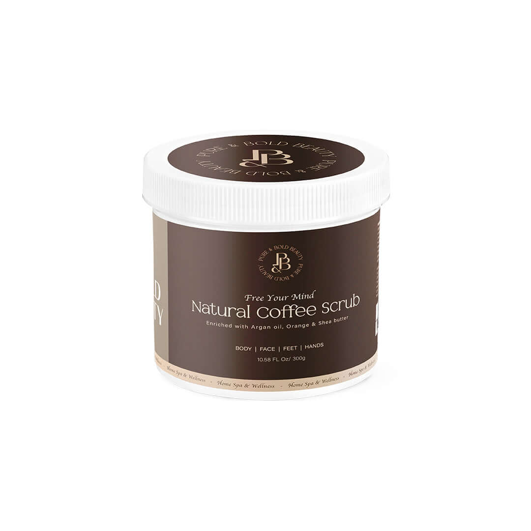 Pure & Body Natural Body Scrub Coffee - Gentle Skin Essentials